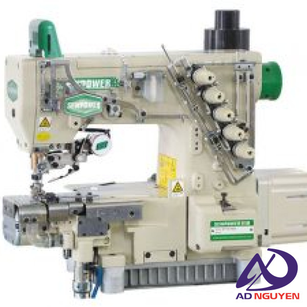  MÁY MAY SEWPOWER SP-787-R600-CB356-AST-DS/W MÁY VIỀN ỐNG XÉN PHẢI ĐIỆN TỬ